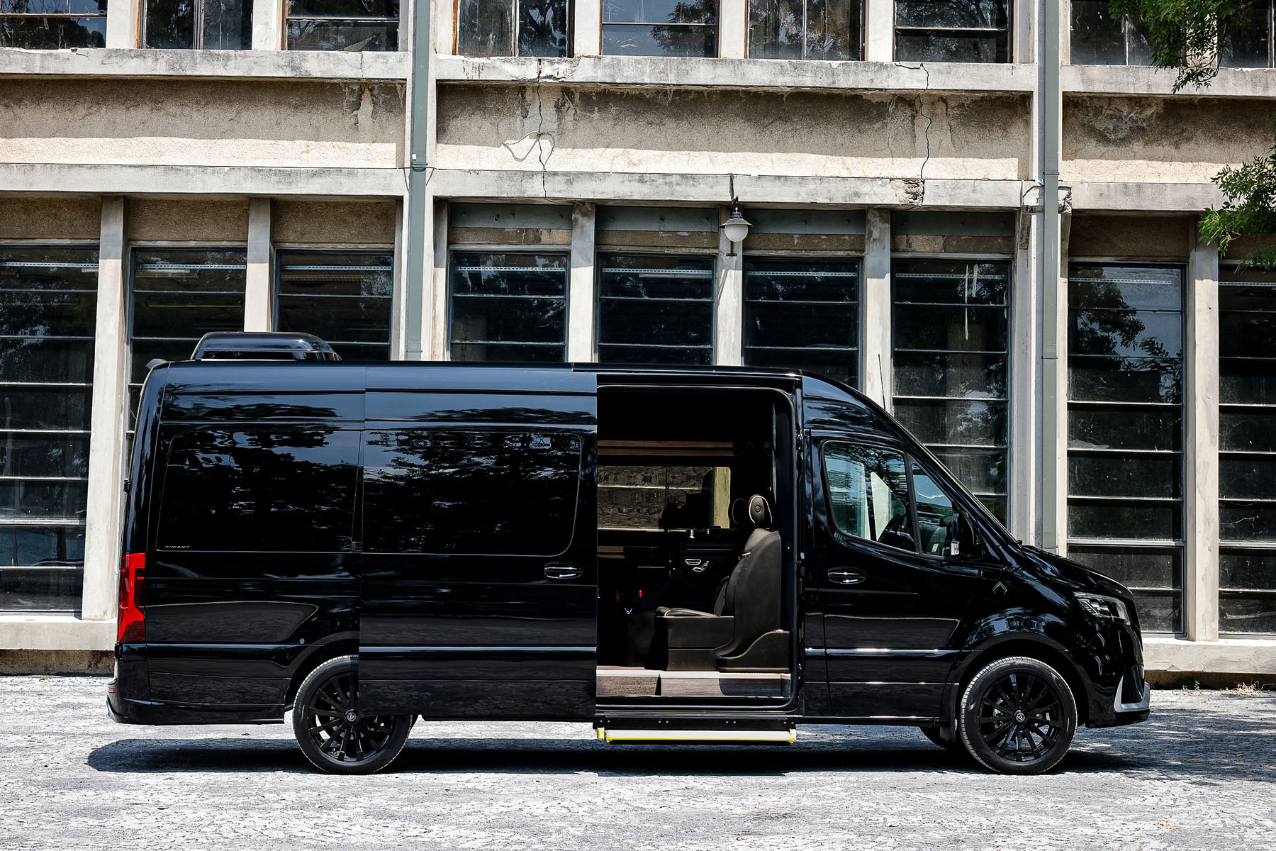 Executive minibus for group transfers in Morocco
